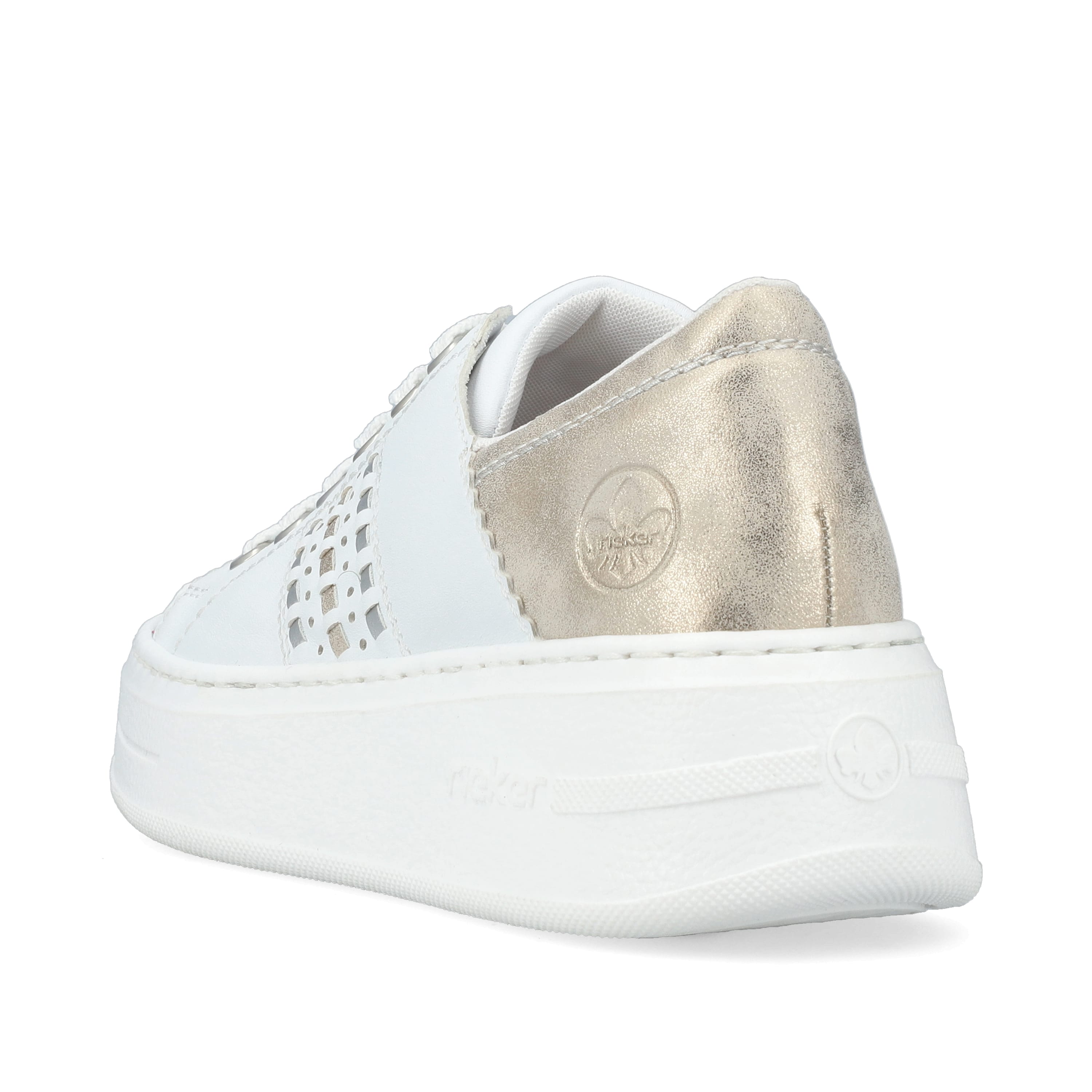 Rieker Damen Sneaker Low brilliantweiss