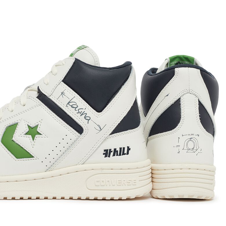 Converse x Kasina Weapon Mid Vintage vintage white