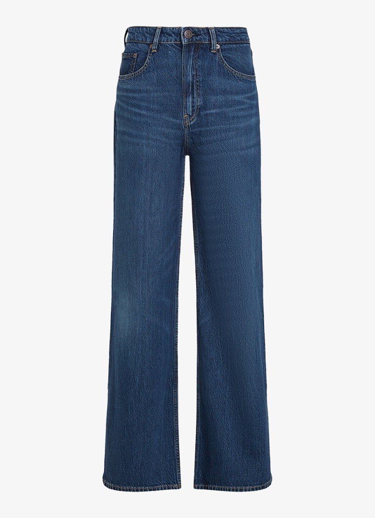 Tommy Hilfiger  High waist wide leg jeans met donkere wassing