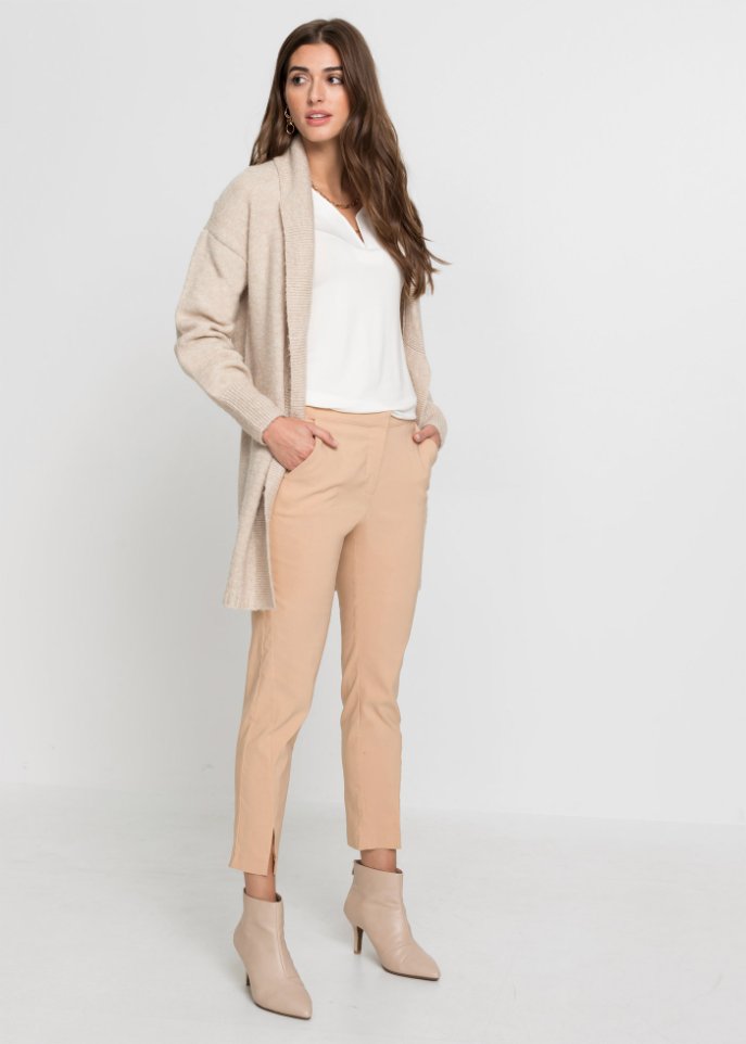 Longstrickjacke