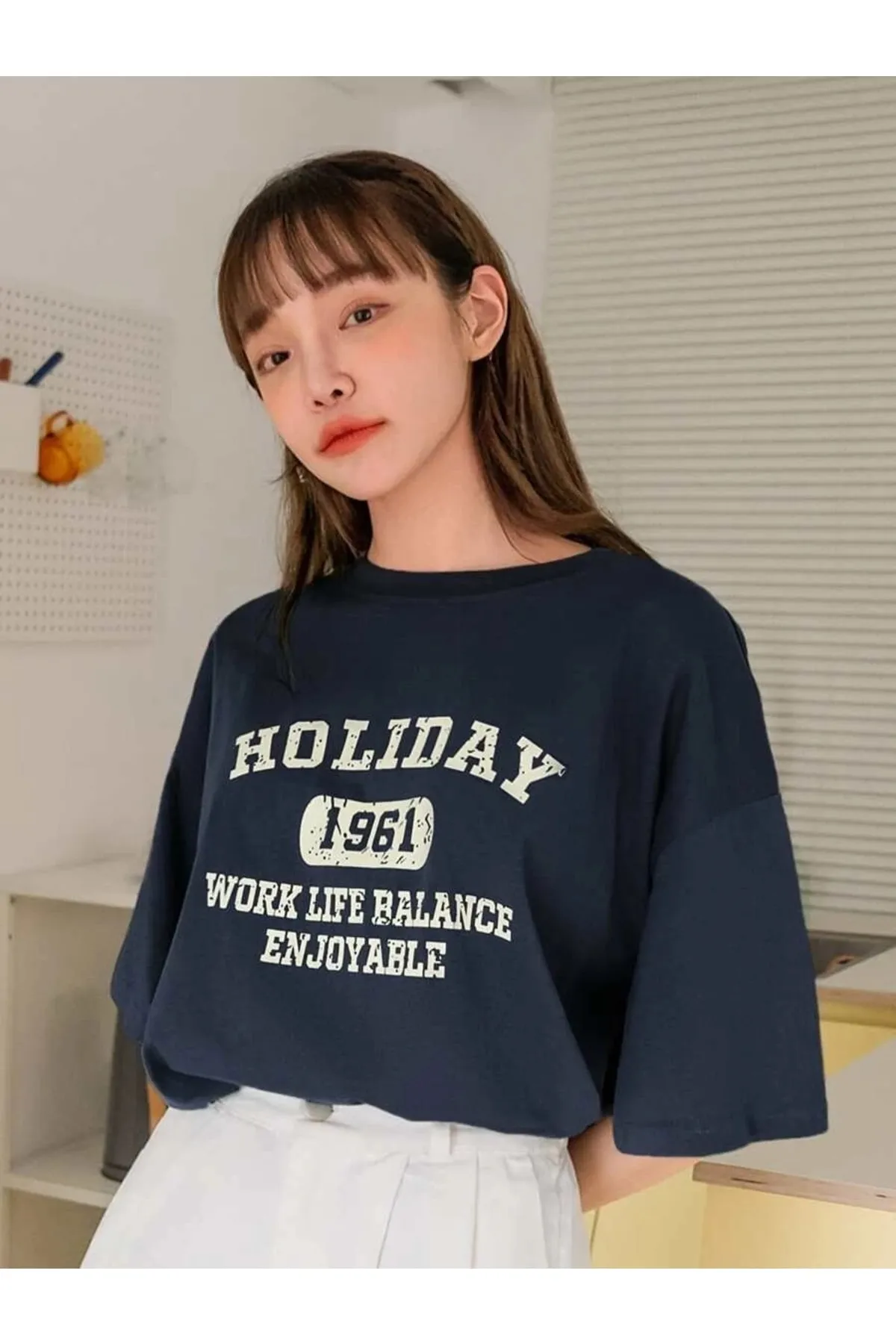 MOONBULL  T-Shirt - Dunkelblau - Regular Fit
