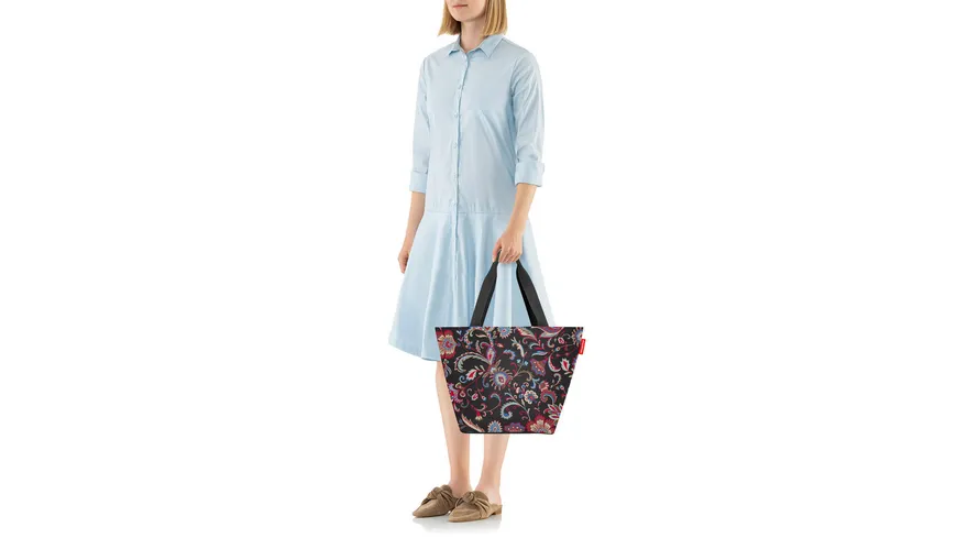 reisenthel shopper M PAISLEY BLACK