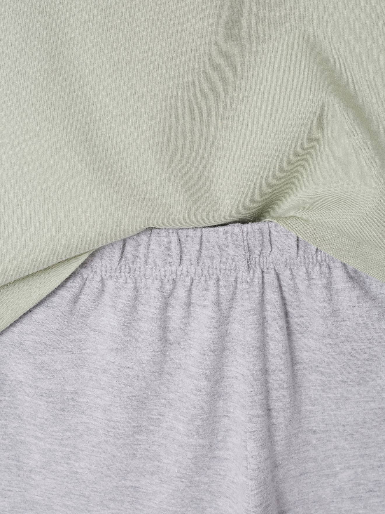 Pyjashort garçon Snoopy Peanuts® vert sauge