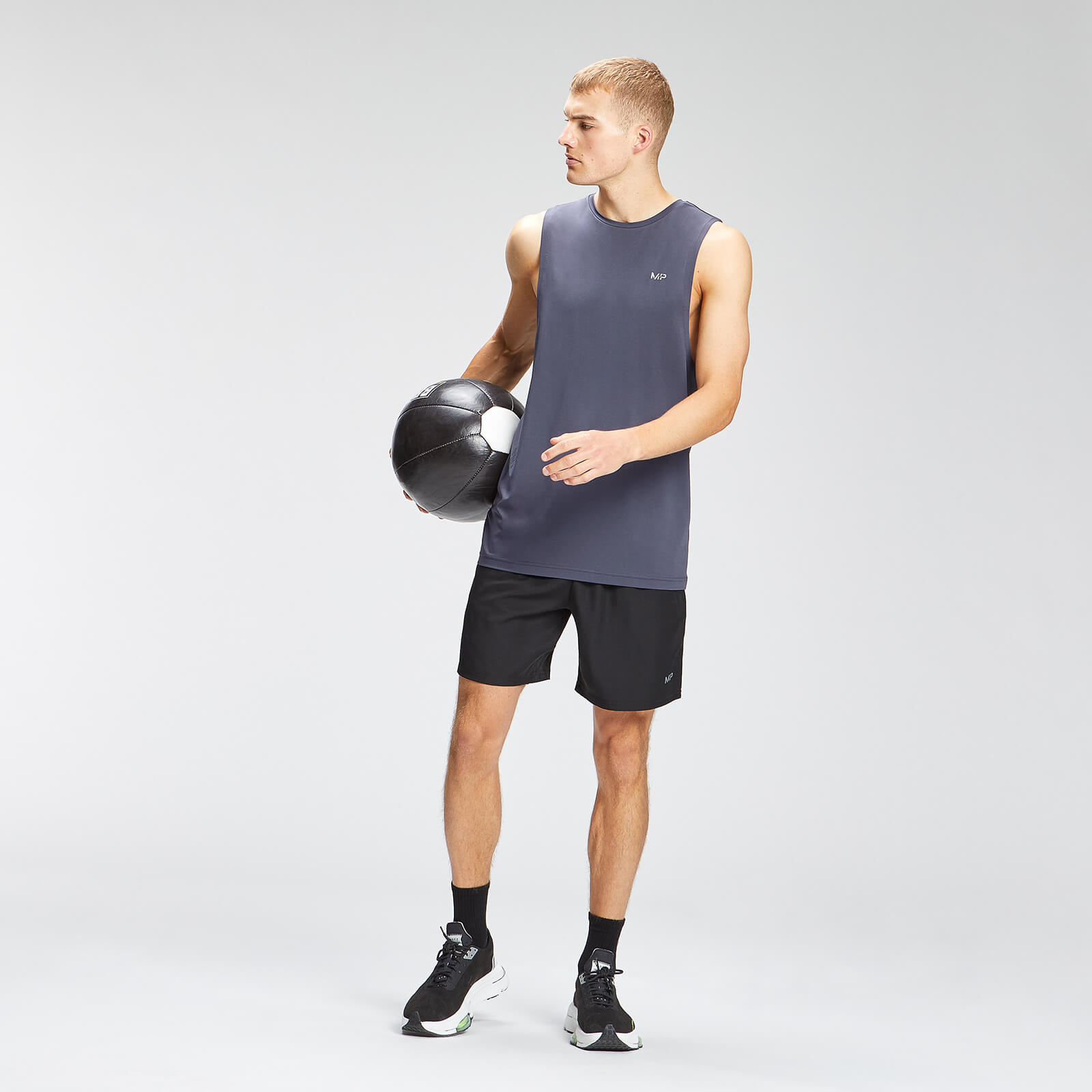 MP Men's Repeat Graphic Training Tank Top - Graphite