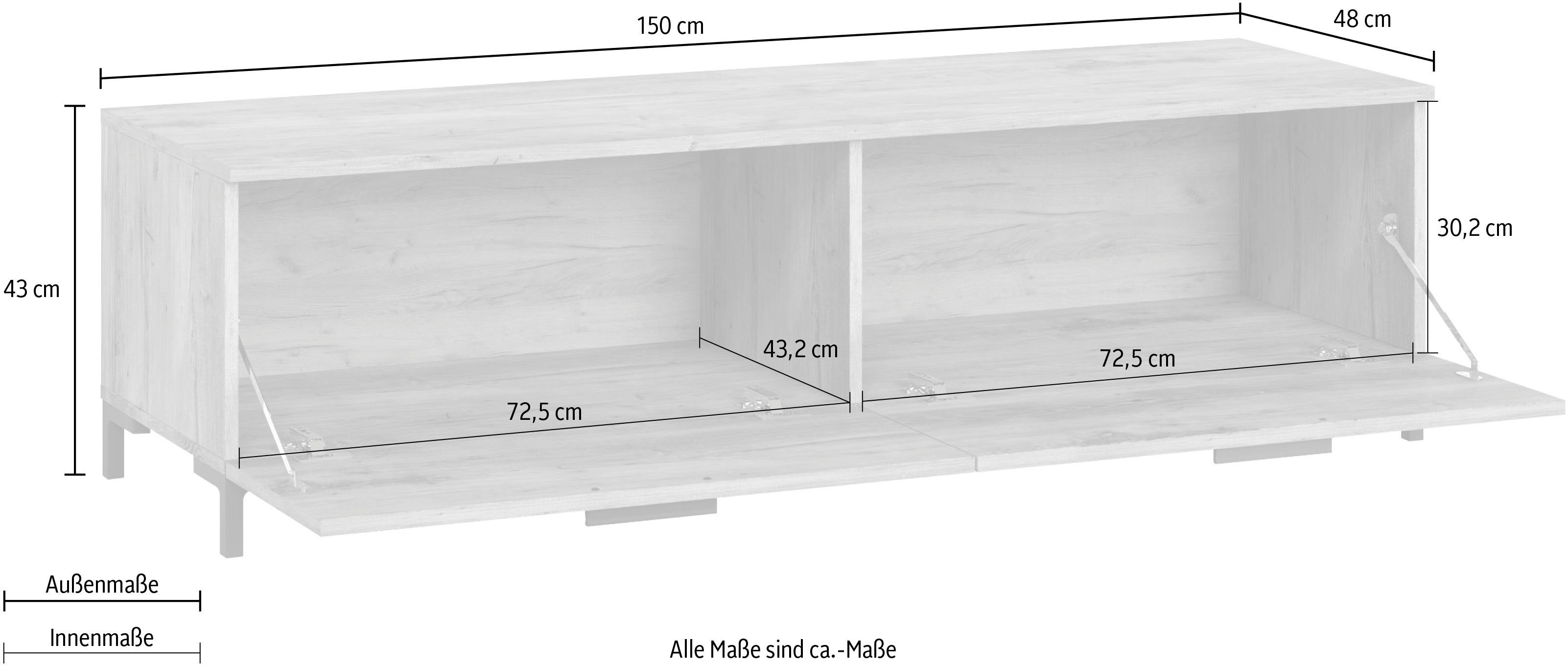 INOSIGN Lowboard Alternative, Breite 150 cm