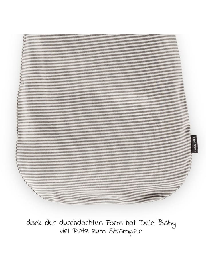 LaLoona Strampelsack Baby - Weiß-Taupe in weiss,beige günstig kaufen onesize
