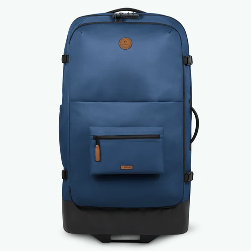 Shiraz large 2-wheel soft suitcase, blue
