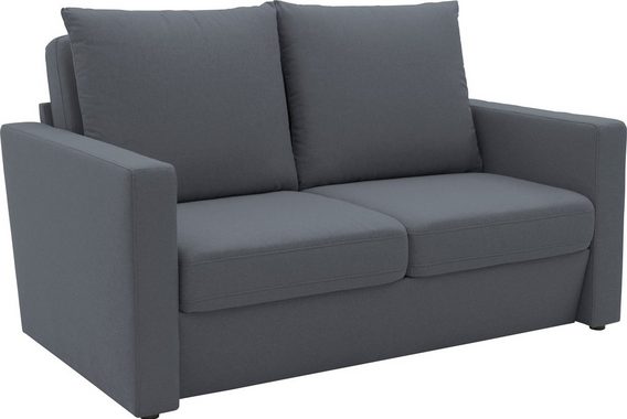 DOMO collection Sofa Slunce, 3 Teile, für Outdoor geeignet, Raumwunder, 2-Sitzer mit 2 Hockern