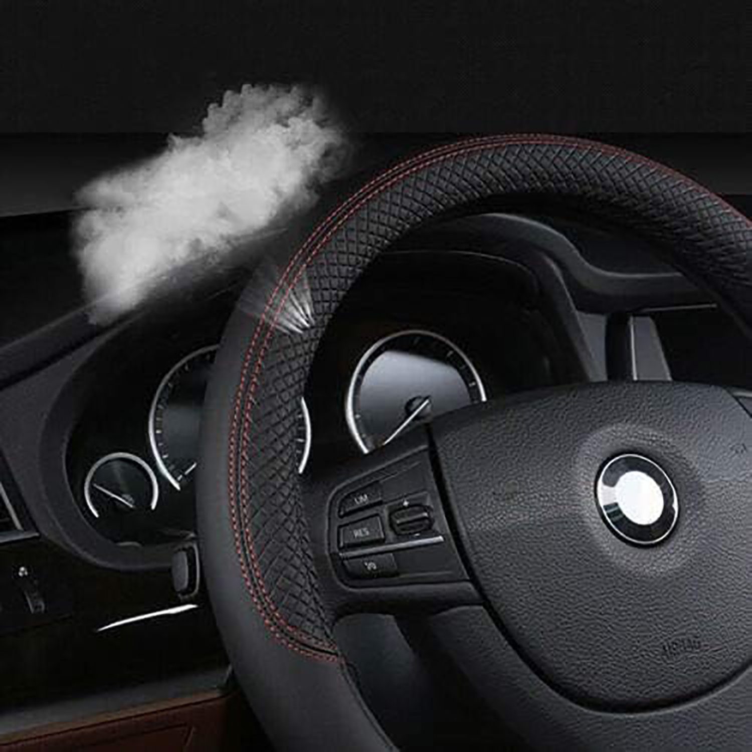 EBUY Lenkradbezug Universal Anti Rutsch Auto Lenkradhülle Lenkrad Abdeckung, (1-tlg)