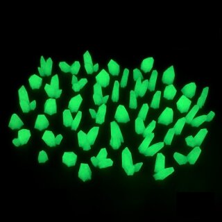 Resinkristalle - Green Glow (Mittel)