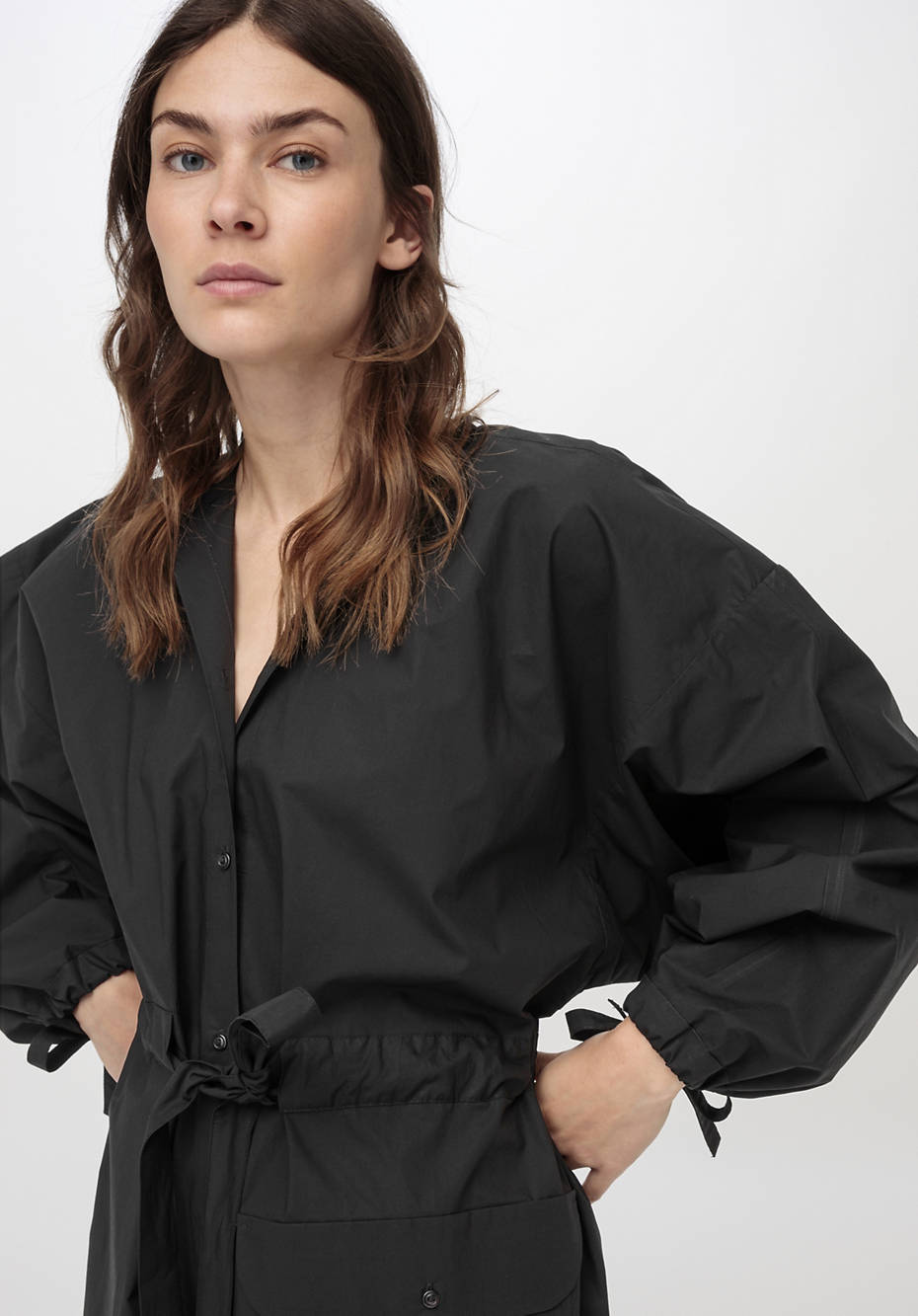 ZERO WASTE Kleid aus reiner Bio-Baumwolle