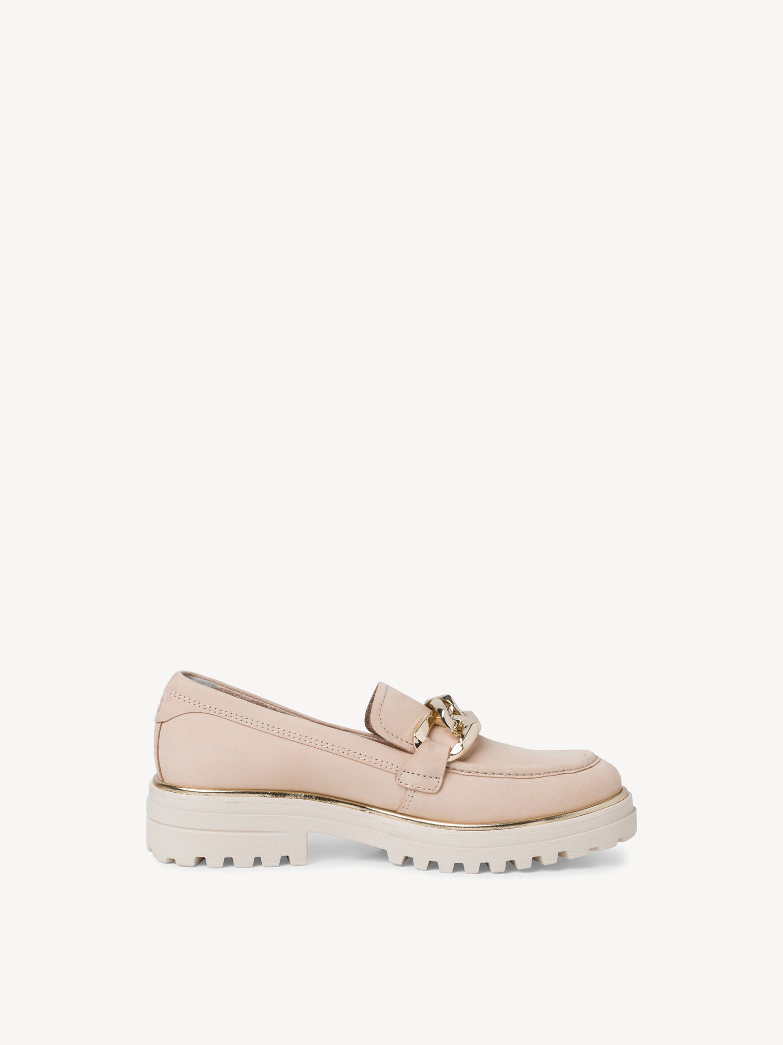Slipper en cuir - beige