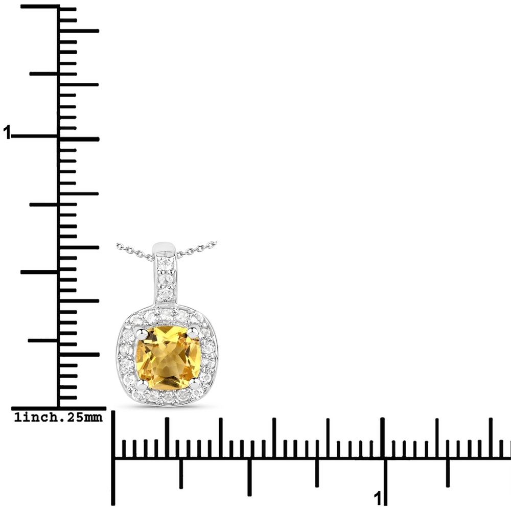 Rafaela Donata Chaîne Argent sterling Citrine en Argent Bijoux