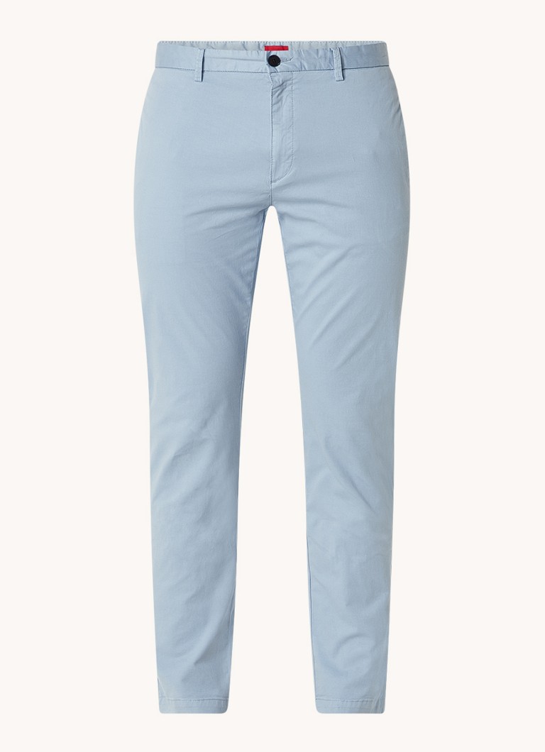 Pantaloni chino HUGO BOSS David Slim Fit cu talpă elastică