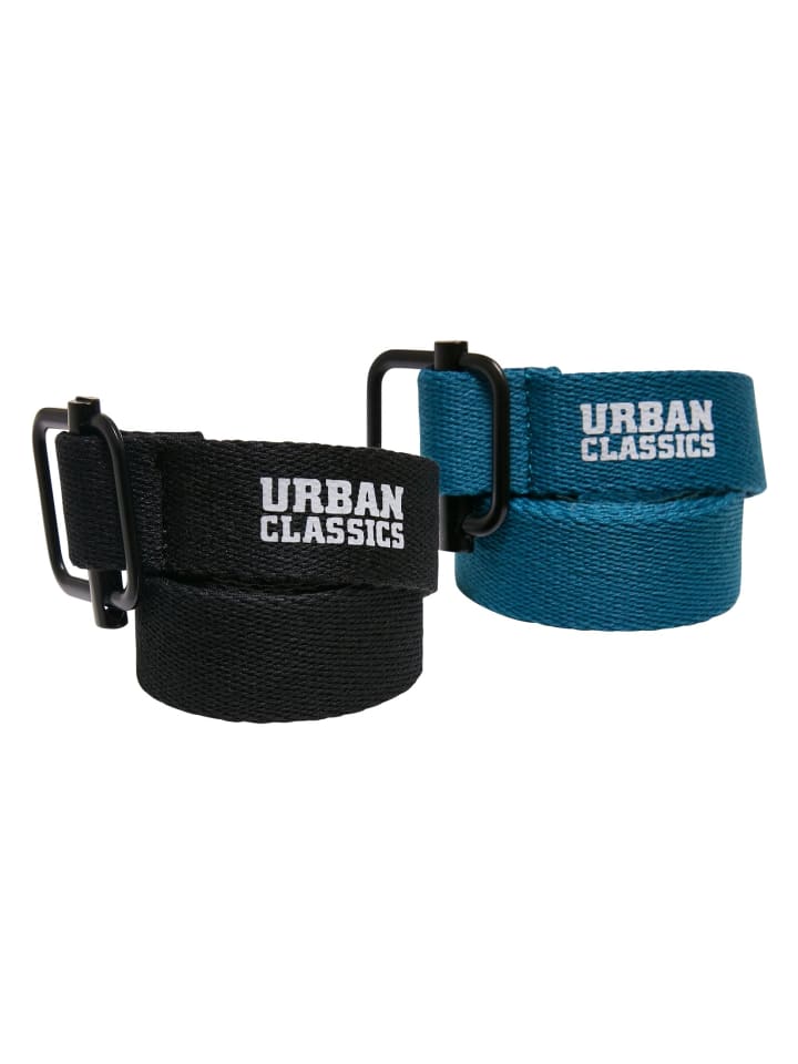 Urban Classics Urban Classics Gürtel in black/green günstig kaufen onesize