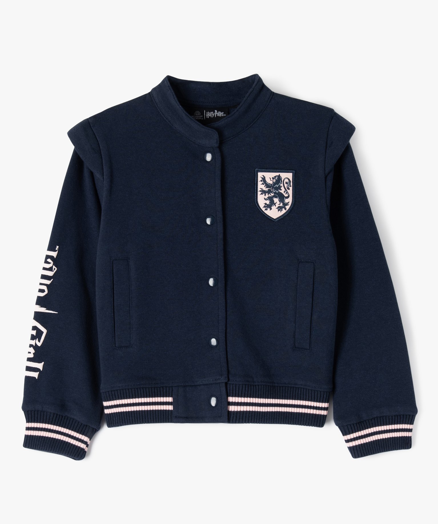 Veste sweat à boutons-pression fille - Harry Potter marine | GEMO