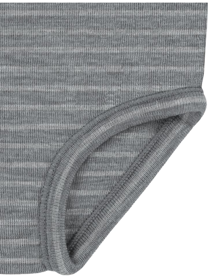Normani Outdoor Sports Baby Merino Windelhose Tokoroa in Grau gestreift günstig kaufen
