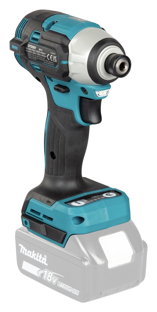Makita DTD201ZJ LXT 18 V akumulatorski udarni izvijač brez baterij in polnilnika v Mboxu