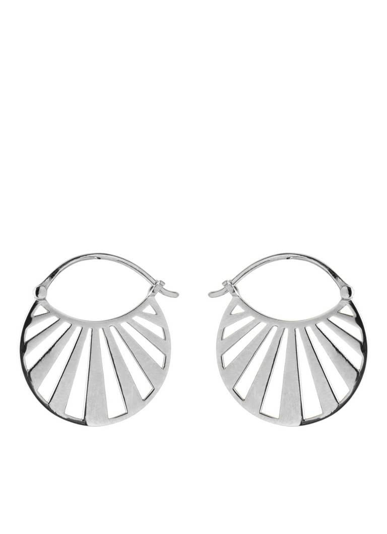 Pernille Corydon Misty Light silver hoop earrings