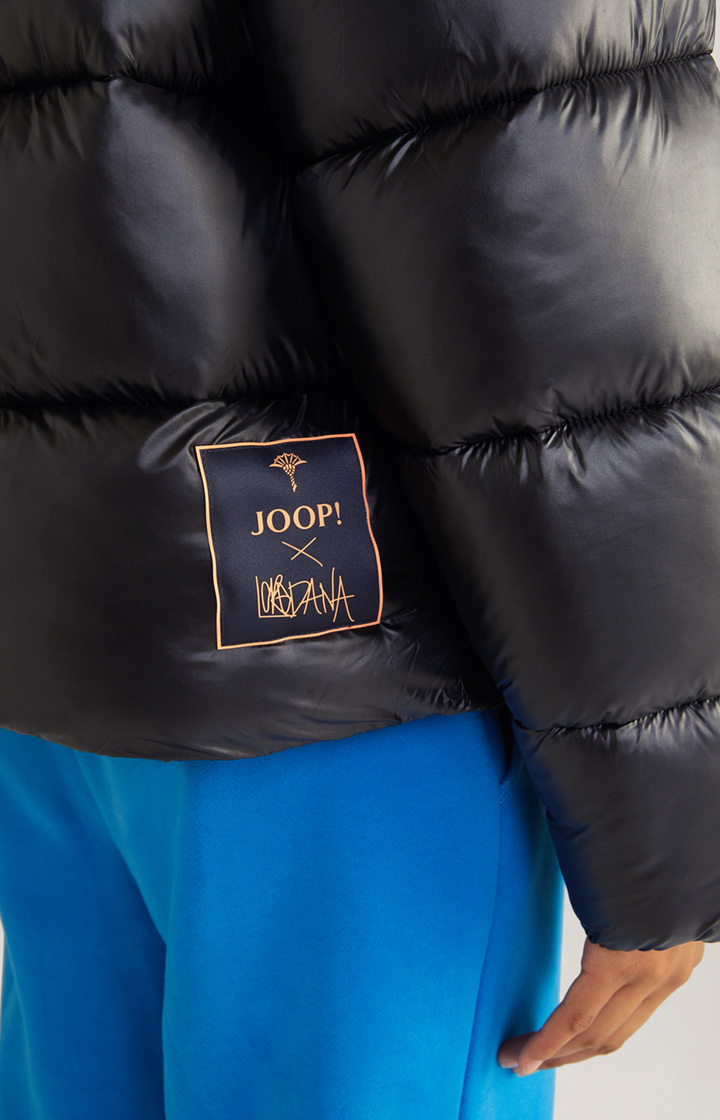 Unisex-Steppjacke in Schwarz