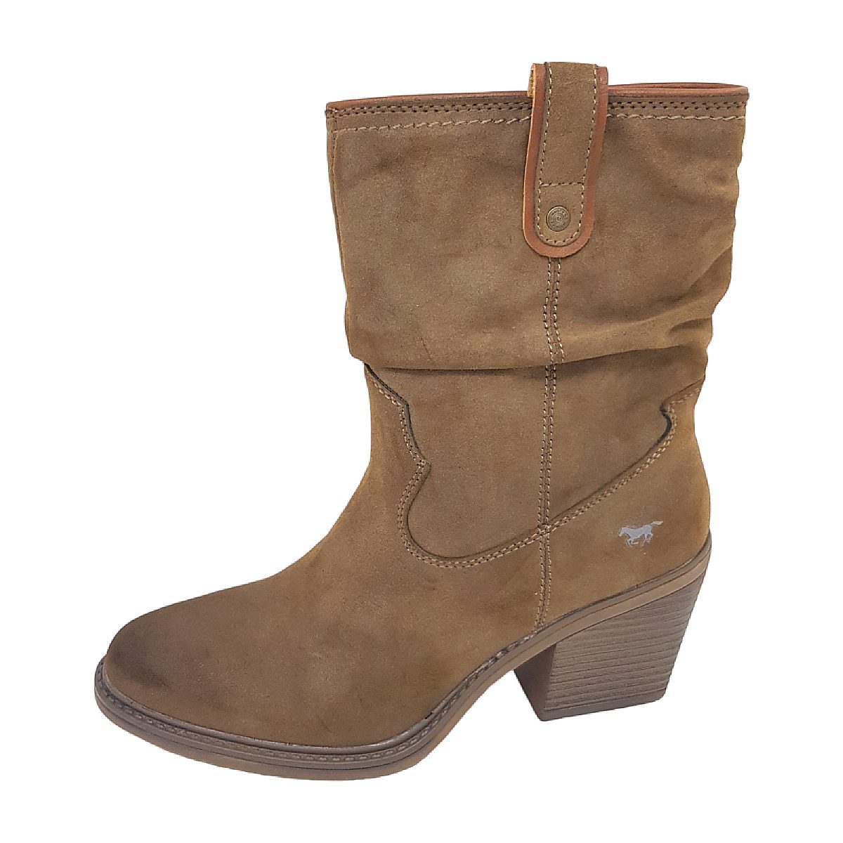 Mustang D2 Kurzschaftstiefel KF 1479-501-360 Braun 360 Mittelbraun