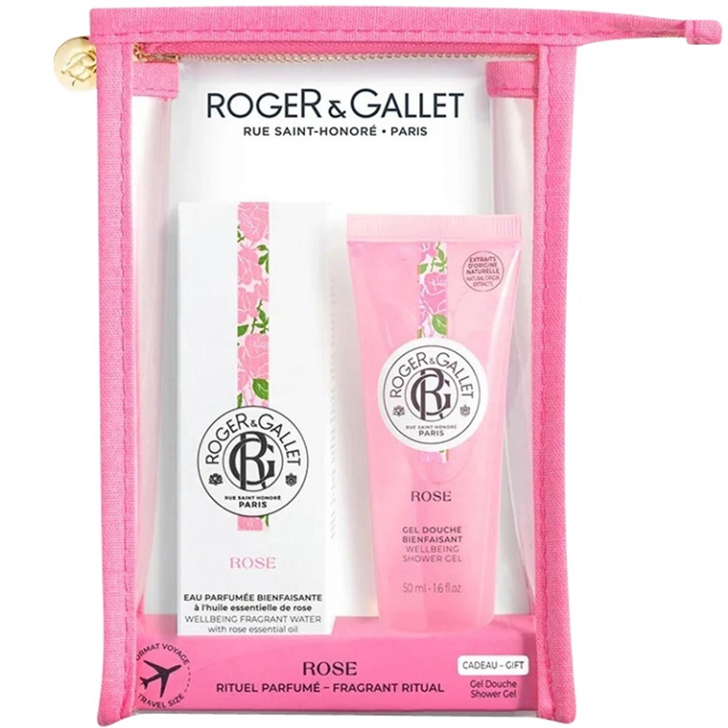 Roger&Gallet Rose Trousse Eau Parfumée 30 ml + Gel Douche 50 ml Offert