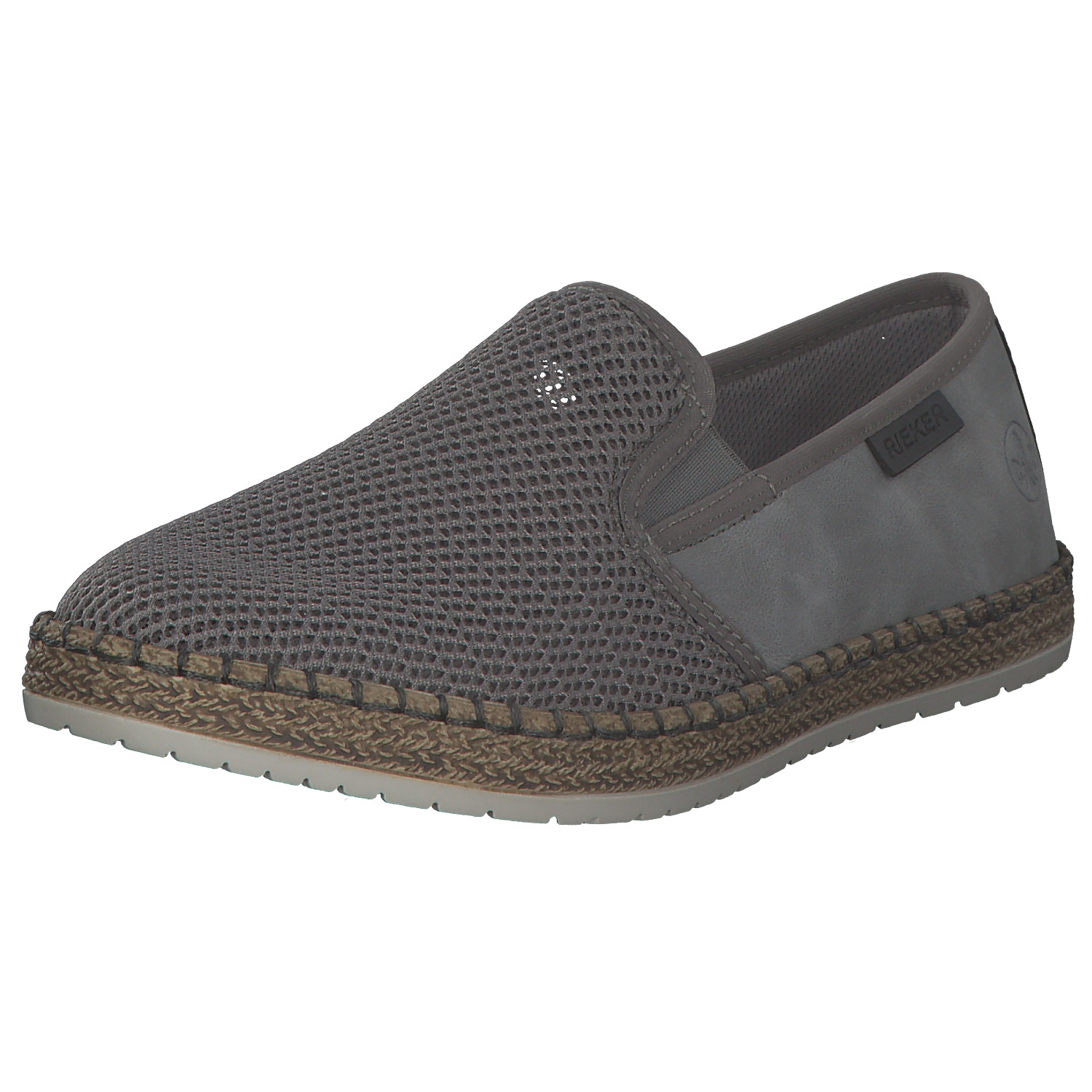 Rieker B5265, Slipper, Herren, Grau
