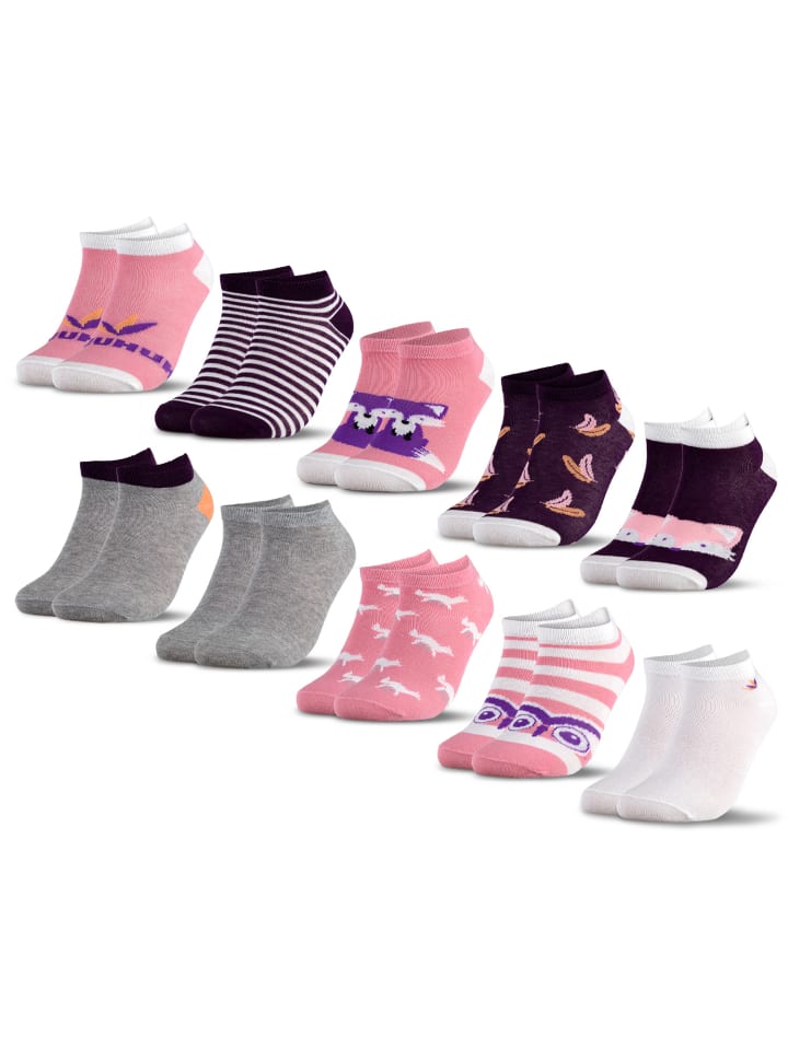Occulto 10er Pack Sneaker Socken Motive Motivo in Fox günstig kaufen 27-30