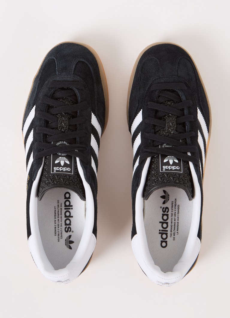 Baskets d'intérieur Adidas Gazelle en daim avec détails en cuir
