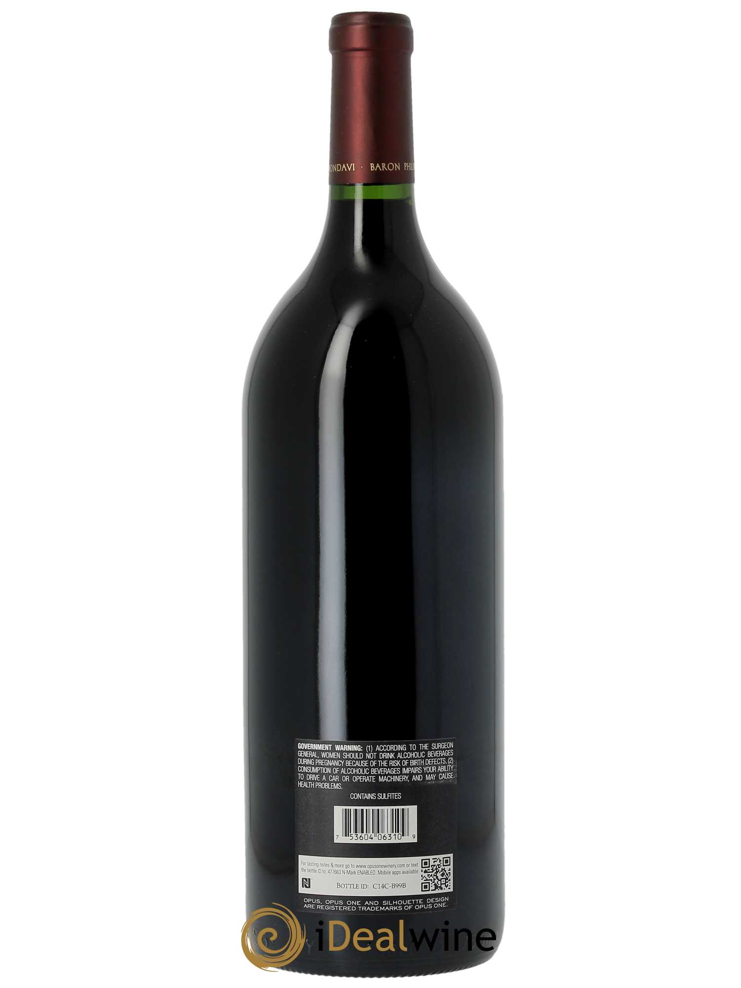 Napa Valley Opus One Robert Mondavi (CBO à partir de 3 mgs) 2010 - Lot de 1 Magnum