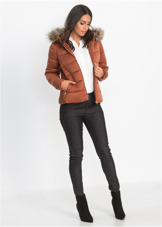 Leichte Steppjacke aus recycelt Polyester
