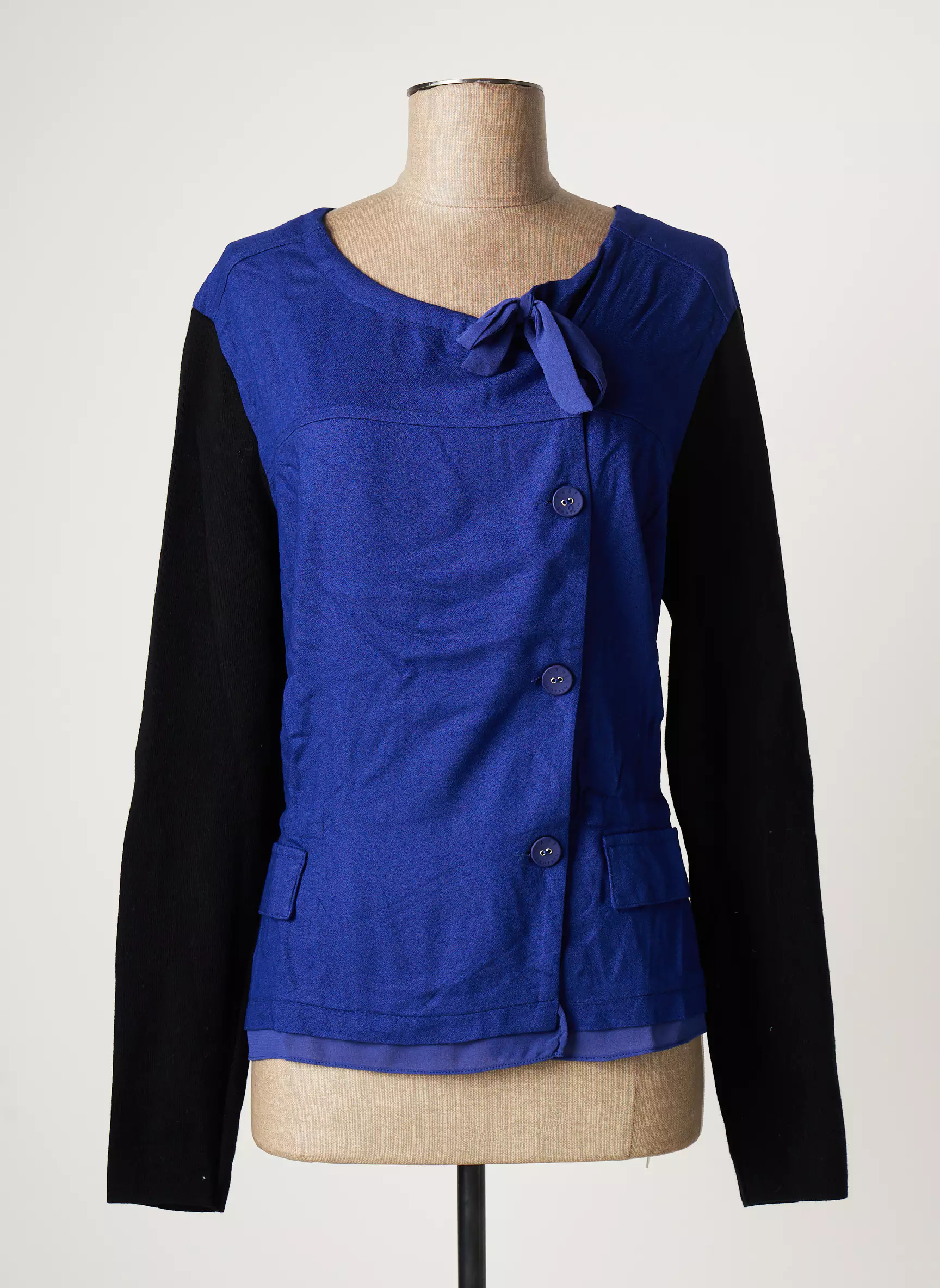 Captain Tortue Vestecasual Femme couleur bleu