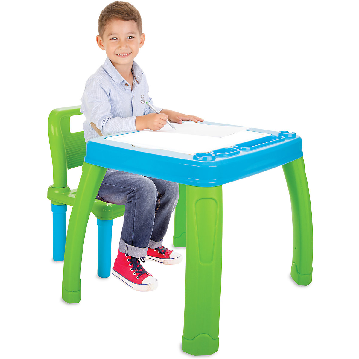 Kindersitzgruppe Lets Study blau