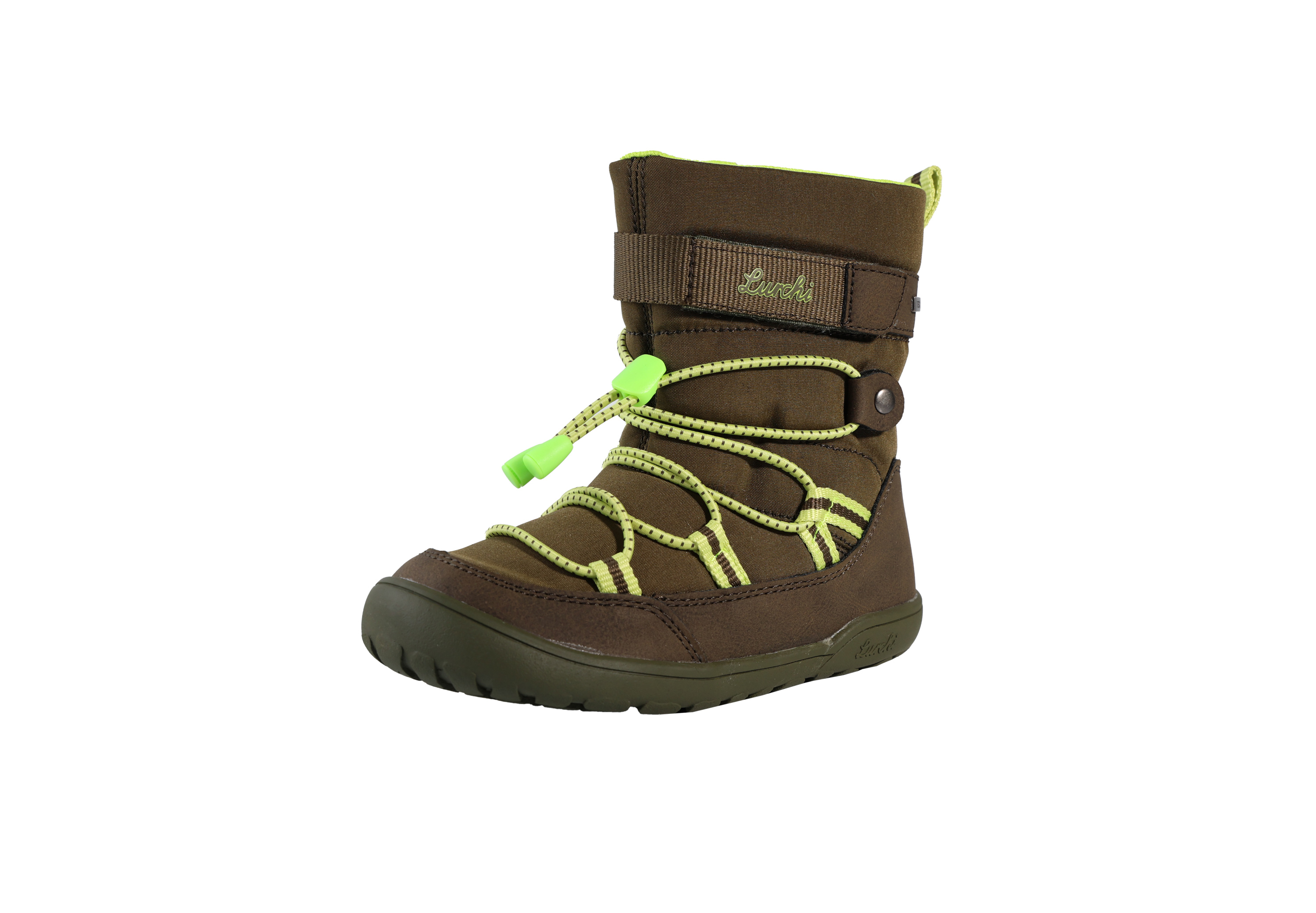 Lurchi Stiefelette Jace-TEX Barefoot - khaki-lime