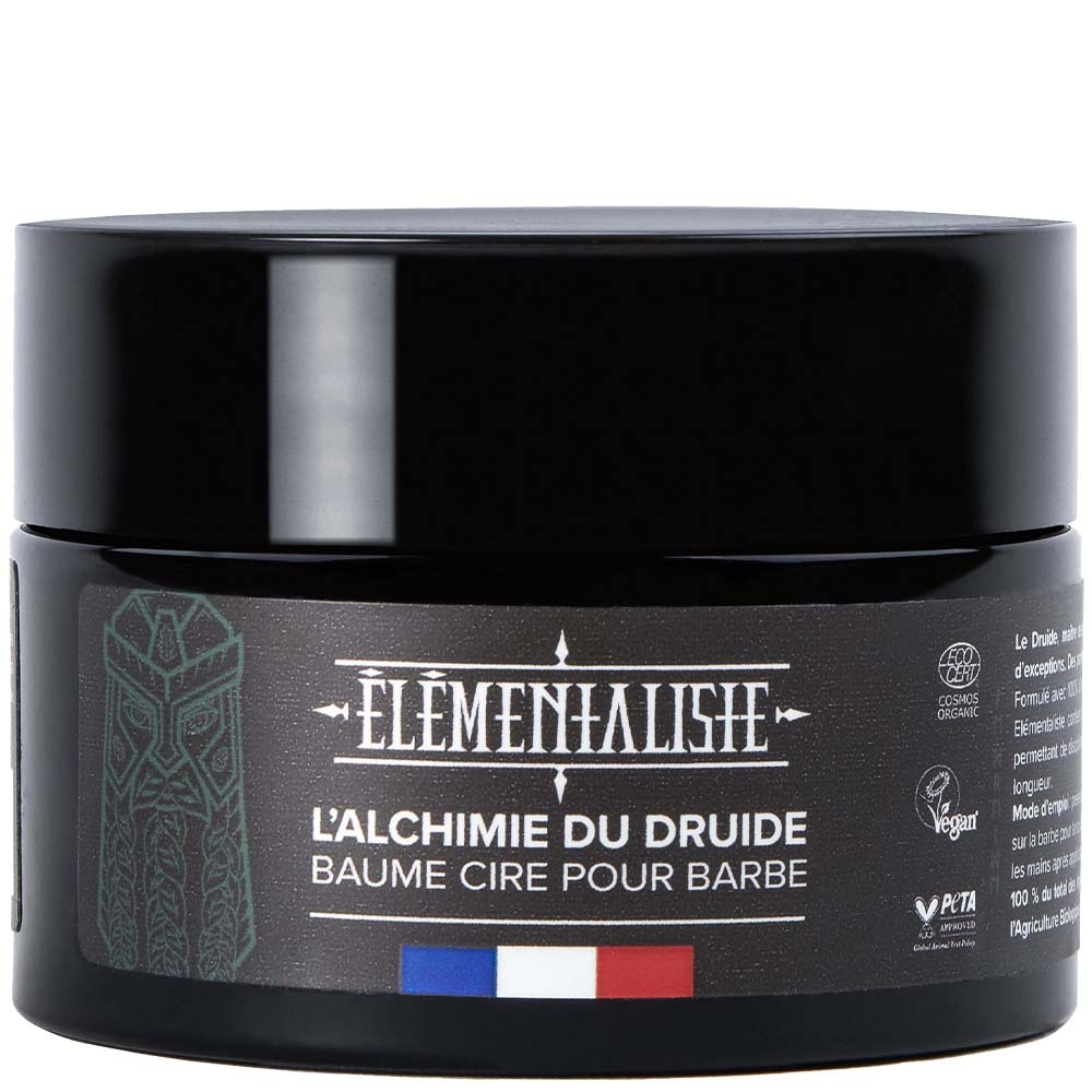 elementaliste L'alchimie du Druide Baume cire pour barbe