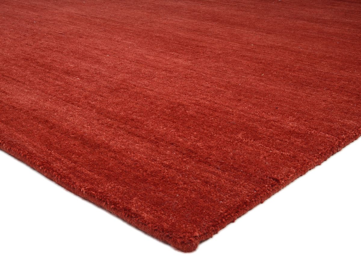 Teppich aus Nepal Himali Uni Dunkelrot 200 x 250 cm