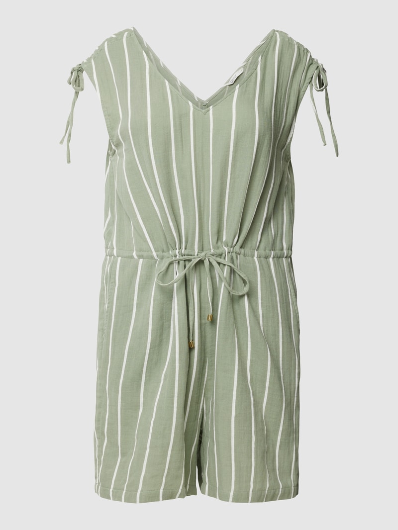 Playsuit aus Baumwolle mit Allover-Muster Modell 'NORA' in mint