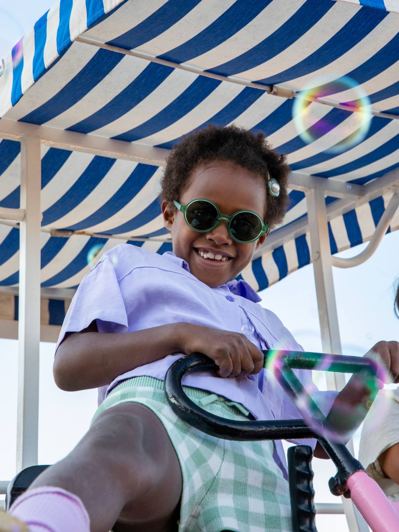 Lunettes de soleil enfant Woam by KI ET LA brun