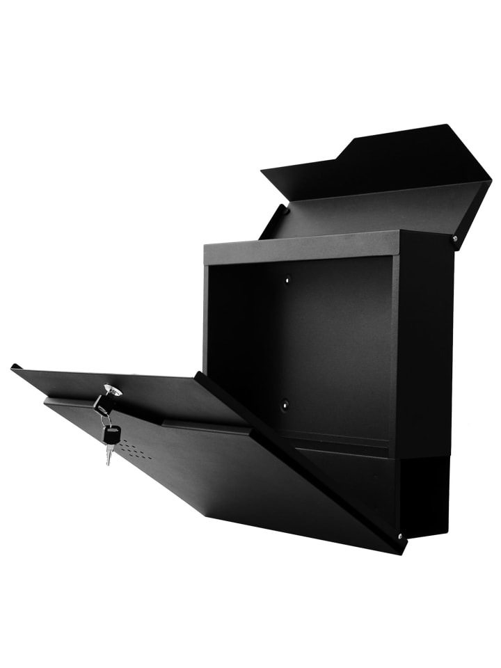 MCW Briefkasten B30 mit Zeitungsfach, Schwarz günstig kaufen onesize