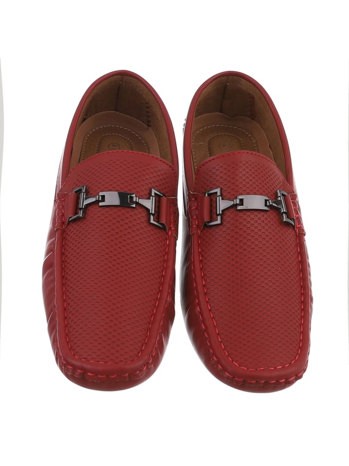 Ital-Design Halbschuh in Weinrot günstig kaufen