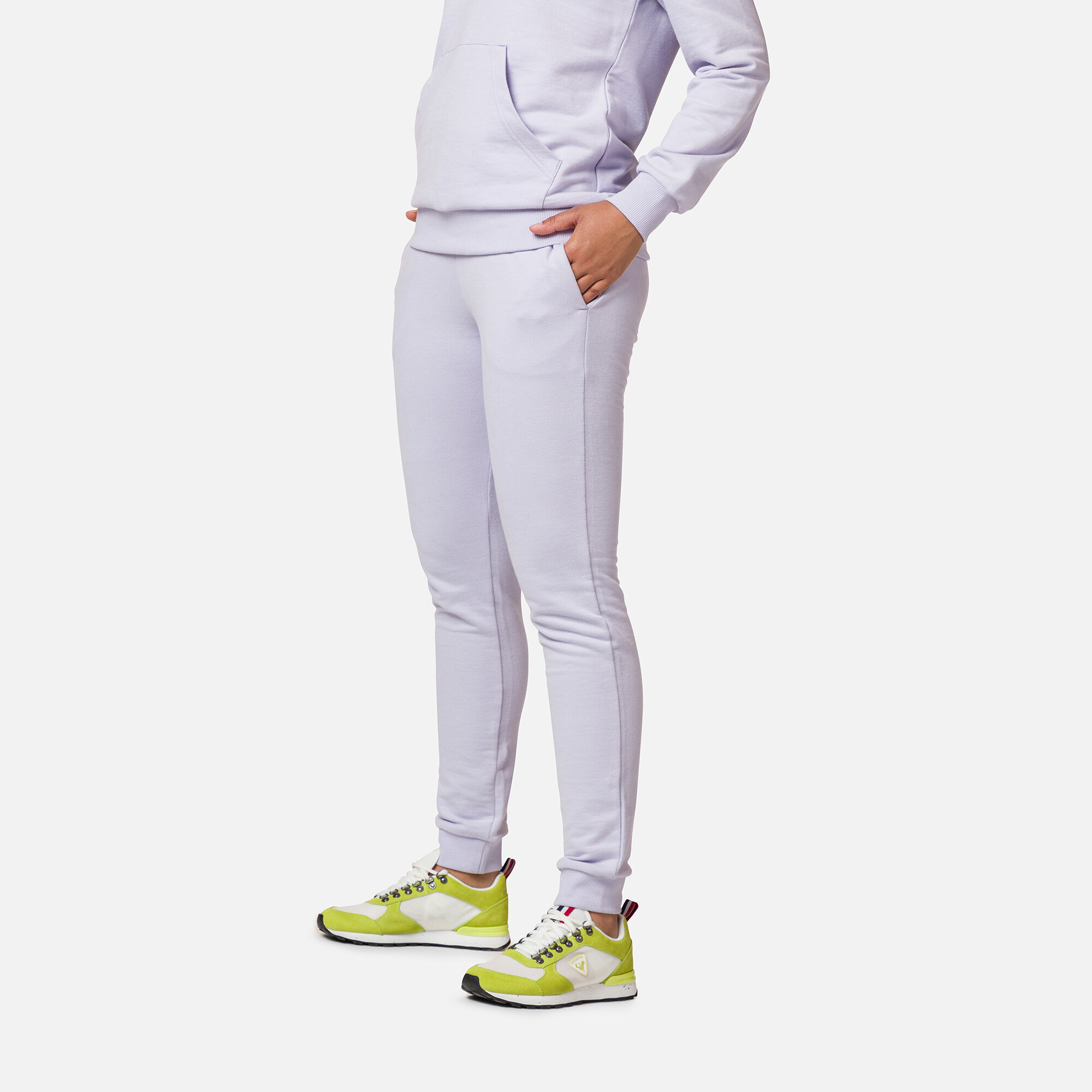 Pantalon en coton logo femme