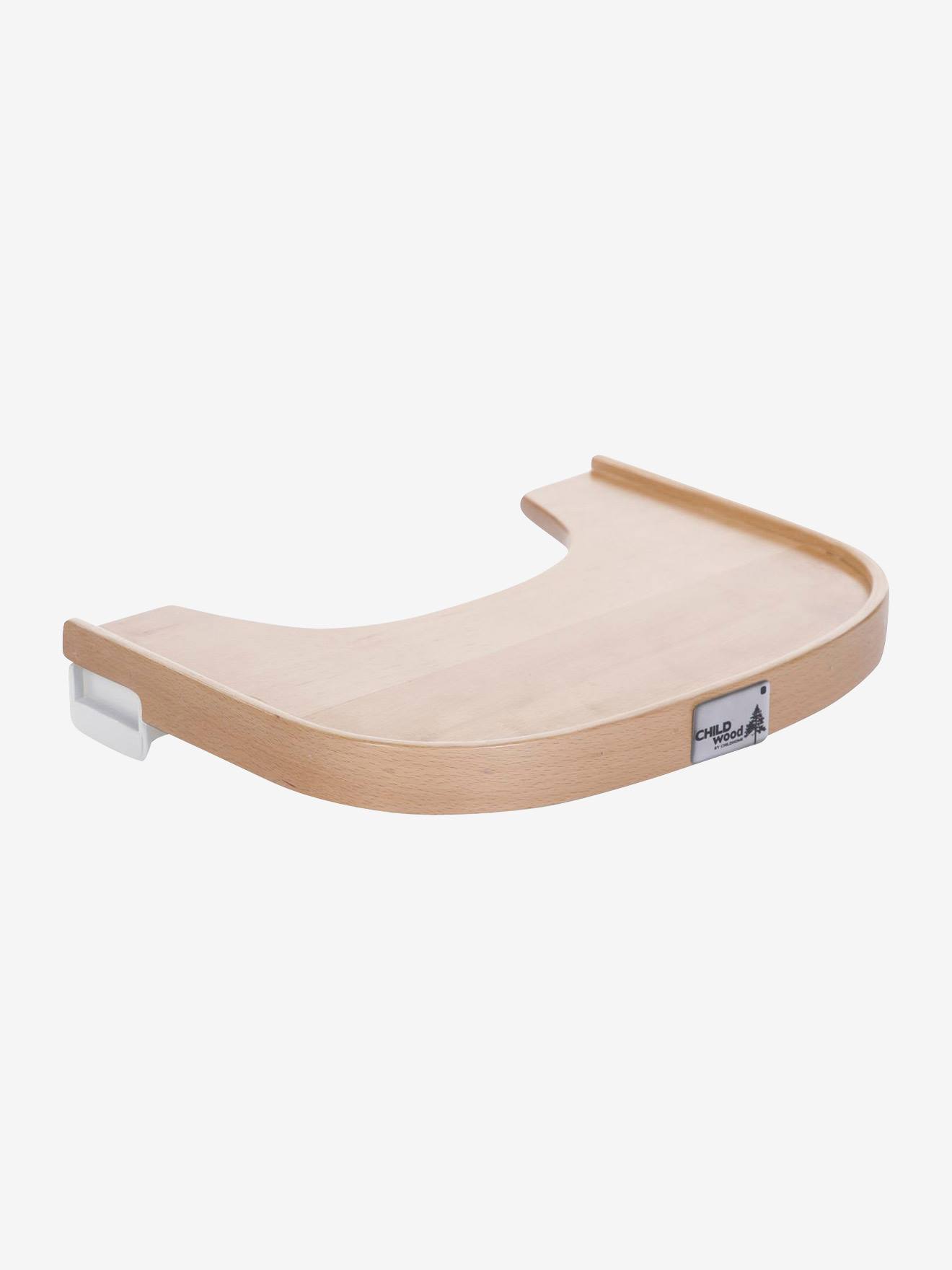 Tablette repas pour chaise haute en hêtre CHILDHOME naturel