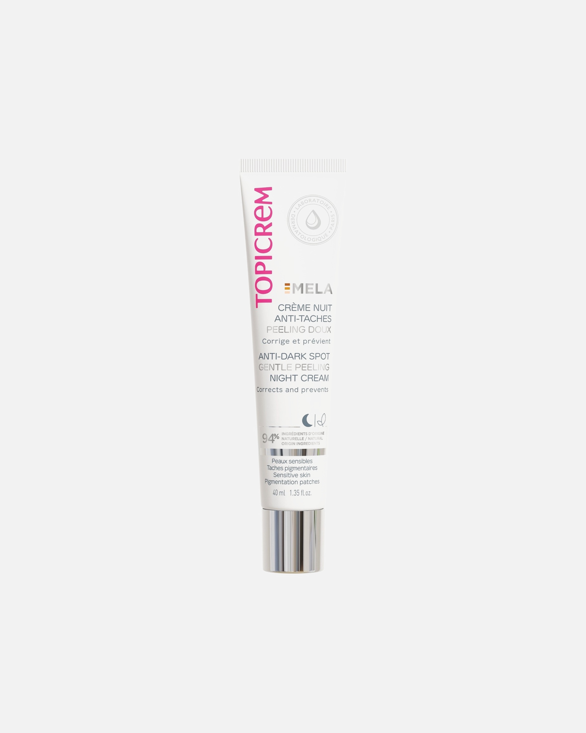 Topicrem Mela Nattkrem Anti-kvise Mild Peeling