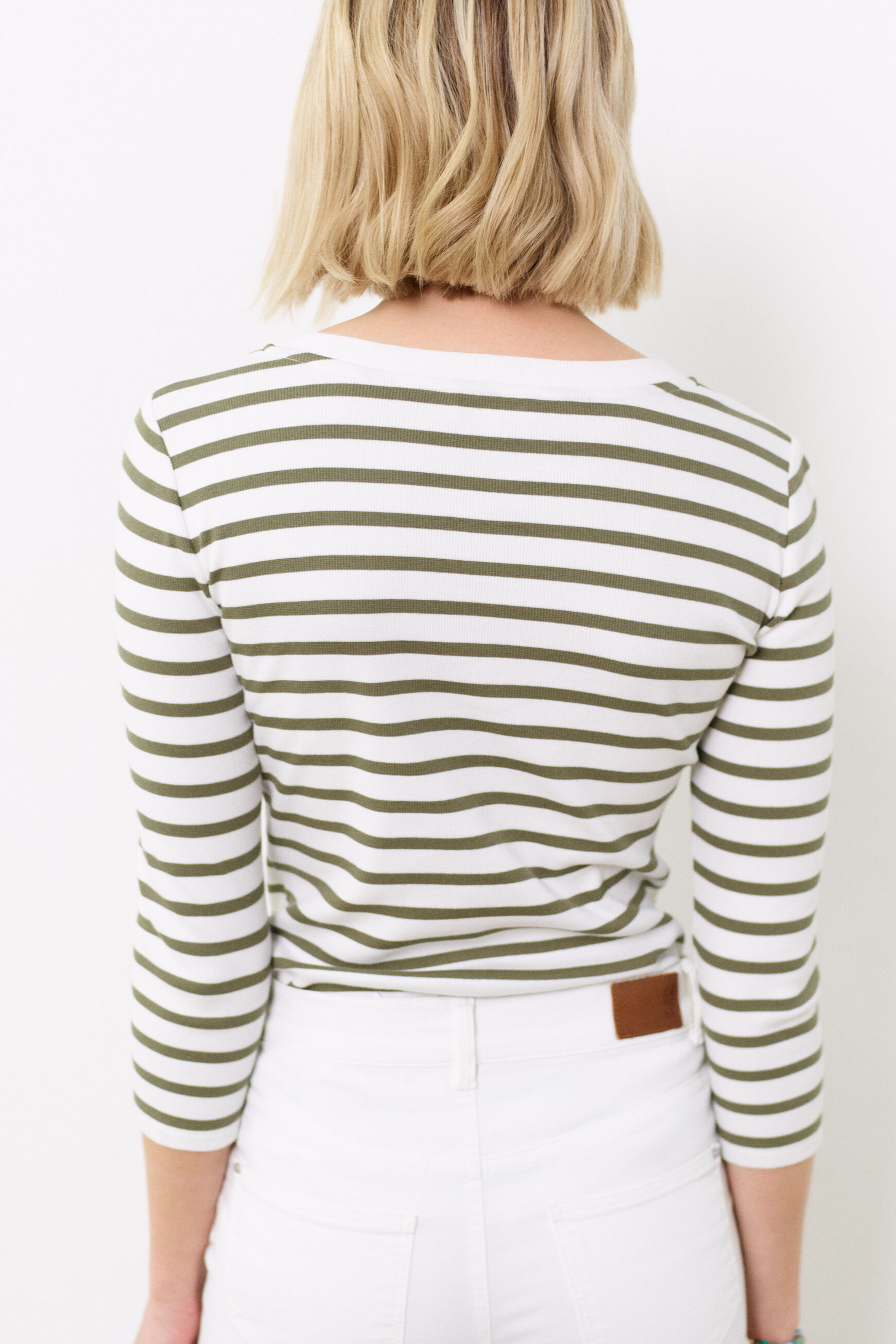 t-shirt bento vert kaki femme