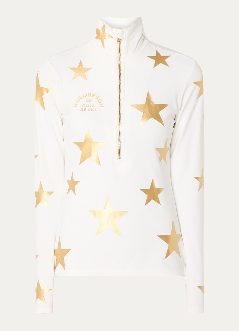Goldbergh Galactique ski pullover with print and logo