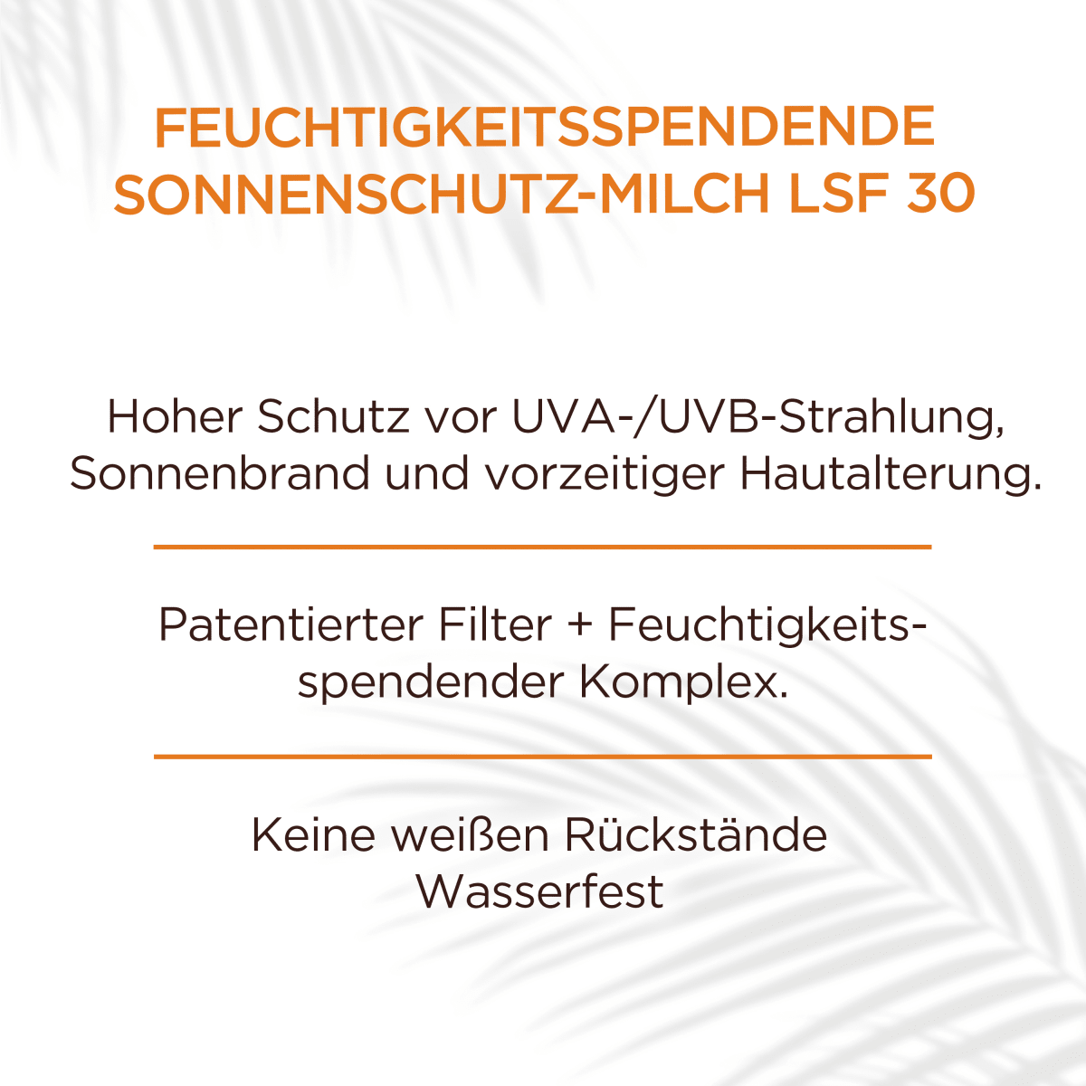 Sonnenmilch Hydra 24h feuchtigkeitsspendend, LSF 30, 200 ml