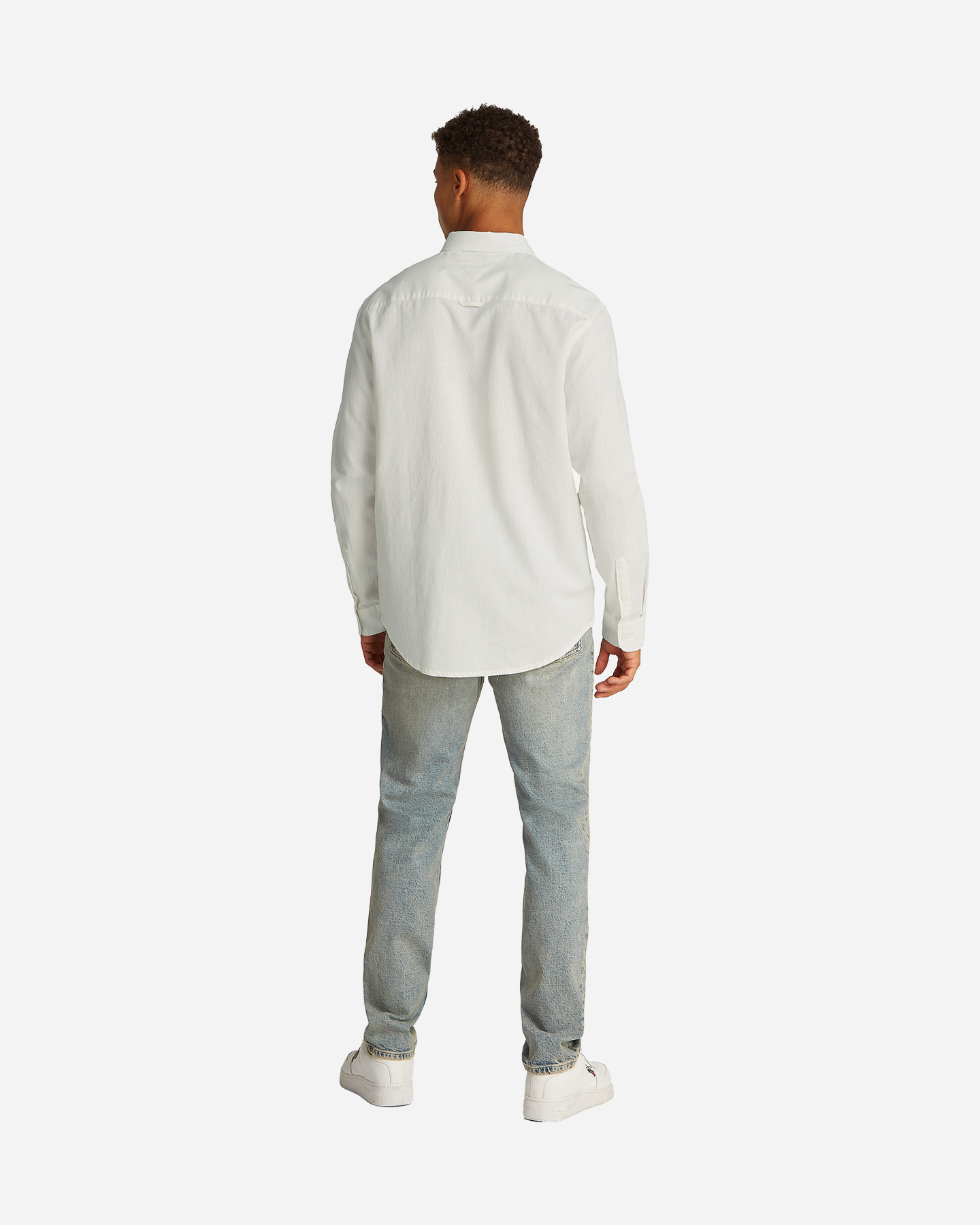 Ľanová košeľa Tommy Hilfiger M DM0DM20875-YBL