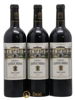 Château Léoville Barton 2ème Grand Cru Classé  2010 - Lot de 3 Bouteilles