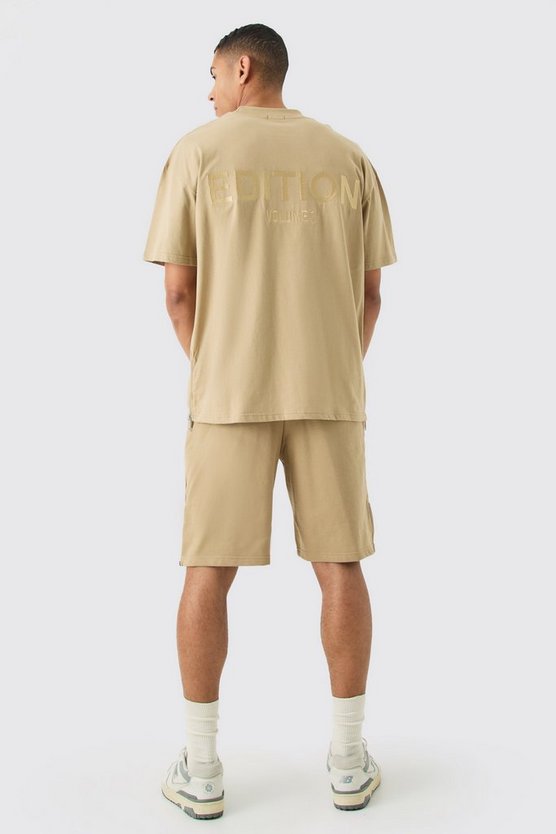 Oversize Shorts mit Reißverschluss-Saum