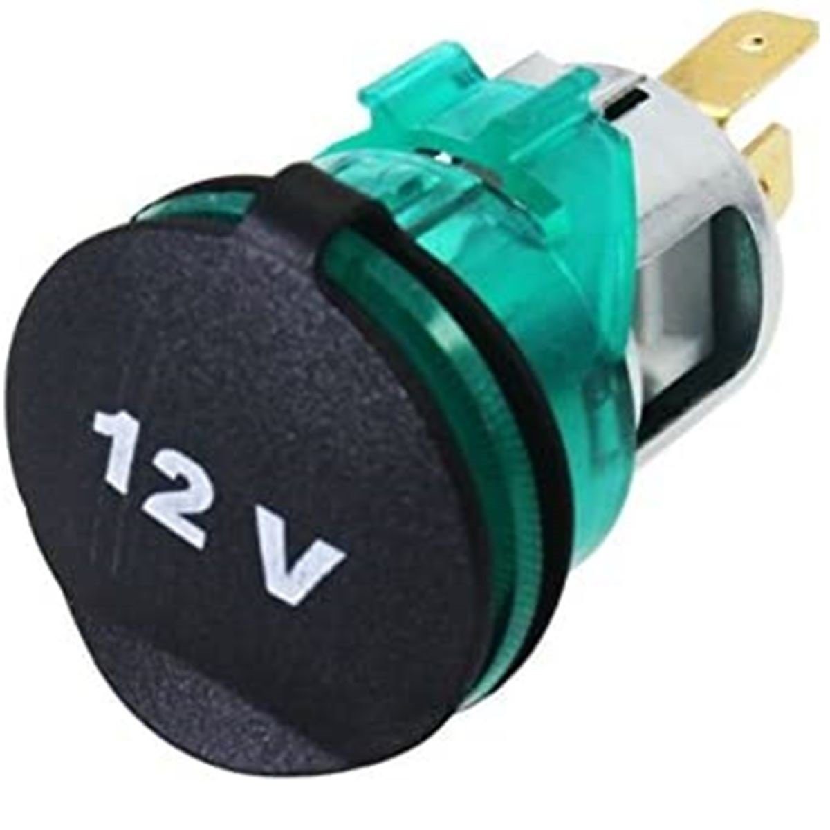 AIV Zigarettenanzünder Board Einbau-Steckdose 20A Auto-Adapter Boardnetz zu Zigarettenanzünder, DIN Norm KFZ Auto Buchse